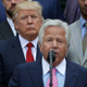 New England Patriots owner Robert Kraft delivers remarks during an event celebrating the team’s Super Bowl win hosted by President Donald Trump on the South Lawn at the White House on April 19, 2017, in Washington, D.C.